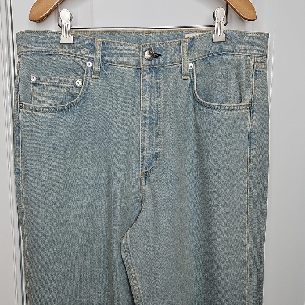 rag & bone Shea High Rise Relaxed Straight Jeans - Size 32 - Picture 4 of 9